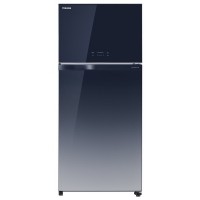 TOSHIBA ตู้เย็น 2 ประตู (21.8 คิว, สีกระจกน้ำเงิน) รุ่น GR-AG66KA (GG)