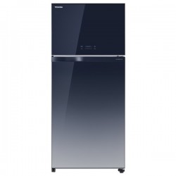 TOSHIBA ตู้เย็น 2 ประตู (21.8 คิว, สีกระจกน้ำเงิน) รุ่น GR-AG66KA (GG)