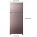 TOSHIBA ตู้เย็น 2 ประตู (16.8 คิว, สีชมพูทอง) รุ่น GR-H52KBZ(N)